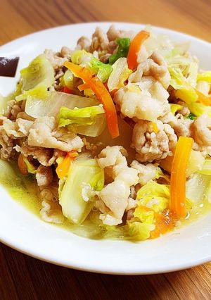 豚肉と白菜の味噌炒め煮-レシピのメイン写真