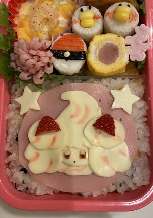 簡単　キャラ弁　ポケモン　マホイップ-レシピのメイン写真