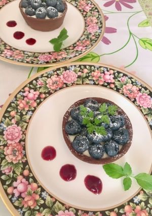 ブルーベリーレアチーズケーキタルト-レシピのメイン写真