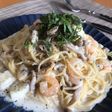 シーフードミックスで簡単♪クリームパスタ