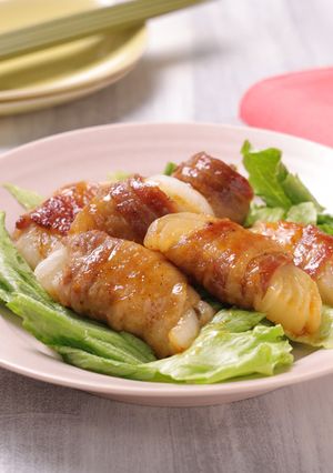 新玉ねぎの甘辛豚肉巻き-レシピのメイン写真