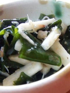 わかめと長芋のわさび漬け風味和え-レシピのメイン写真