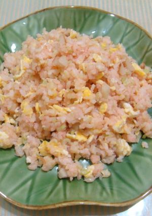 明太子とセロリ入り ★乙女の炒飯★-レシピのメイン写真