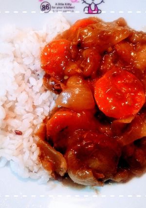 市販ルウで簡単!さつまいもと人参のカレー-レシピのメイン写真