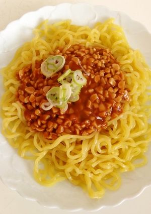 ひき肉の代わりに納豆で作るジャージャー麺-レシピのメイン写真