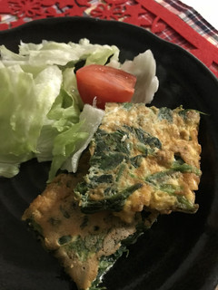 残った お浸しで玉子焼-レシピのメイン写真