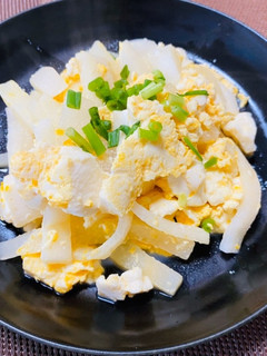 大根と卵の炒り豆腐-レシピのメイン写真