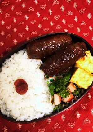 牛肉のズッキーニ 巻き弁当-レシピのメイン写真
