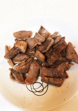 5分で出来る簡単　豚タン焼きおつまみ-レシピのメイン写真