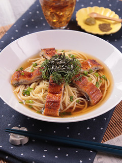 簡単うまい!ひつまぶし風スープパスタ-レシピのメイン写真