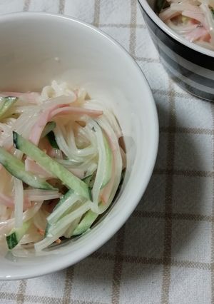 簡単美味しい！マロニーサラダ-レシピのメイン写真
