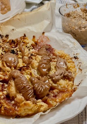 簡単！手作り生地チョコソースいちごパイ♪-レシピのメイン写真