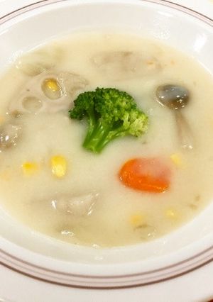 チキンと野菜の豆乳クリーム煮-レシピのメイン写真