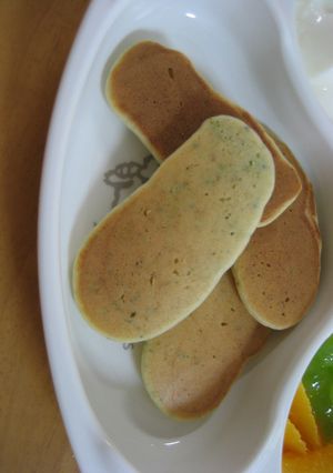 離乳食☆後期　野菜入りホットケーキ-レシピのメイン写真