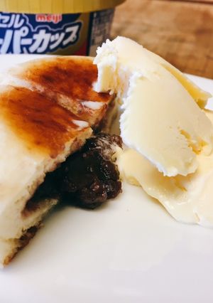 あんまんのバター焼き~バニラアイス添え~-レシピのメイン写真