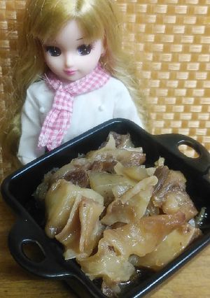 リカちゃん♡牛すじ肉ぼっかけꕤ*.ﾟ-レシピのメイン写真