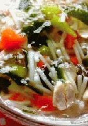 離乳食メニュー♪素麺のひんやりゼリー寄せ-レシピのメイン写真