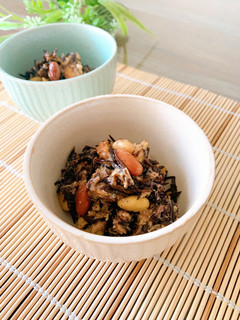 災害非常食♡鯖とひじきとお豆の和え物♪-レシピのメイン写真