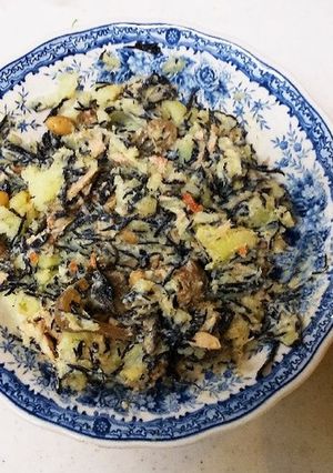 ひじき煮を、入れたポテトサラダ-レシピのメイン写真