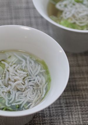 レタスとしらすのスープ-レシピのメイン写真