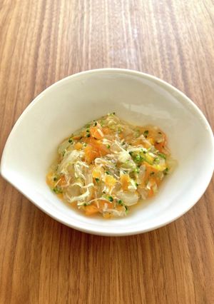 【離乳食７か月～】ささみと野菜のとろみ煮-レシピのメイン写真