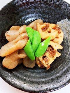 蓮根とコンニャクの土佐煮★-レシピのメイン写真