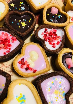 子どもと作るバレンタインチョコタルト♡-レシピのメイン写真