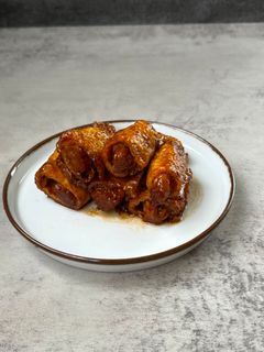 肉巻き風 エノキと薄揚げの甘辛炒め-レシピのメイン写真