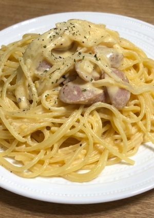 クリーミーカルボナーラ-レシピのメイン写真