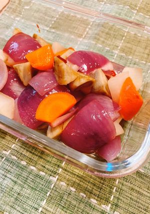 簡単☆根菜のエチュベ　免疫力UP-レシピのメイン写真
