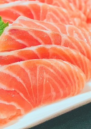 36℃ サーモンの刺身：刺身の概念を覆す-レシピのメイン写真