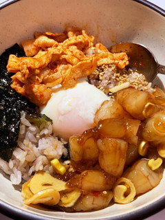 カンジャンセウ風えびの醤油漬け丼-レシピのメイン写真