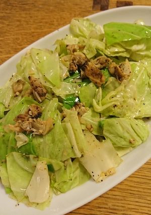 あさりとキャベツのにんにく炒め-レシピのメイン写真