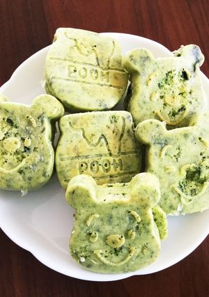野菜嫌いな子どものおやつほうれん草ケーキ-レシピのメイン写真
