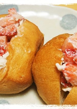 いちごクリームチーズのディナーロール-レシピのメイン写真
