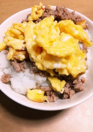 豚そぼろ丼-レシピのメイン写真