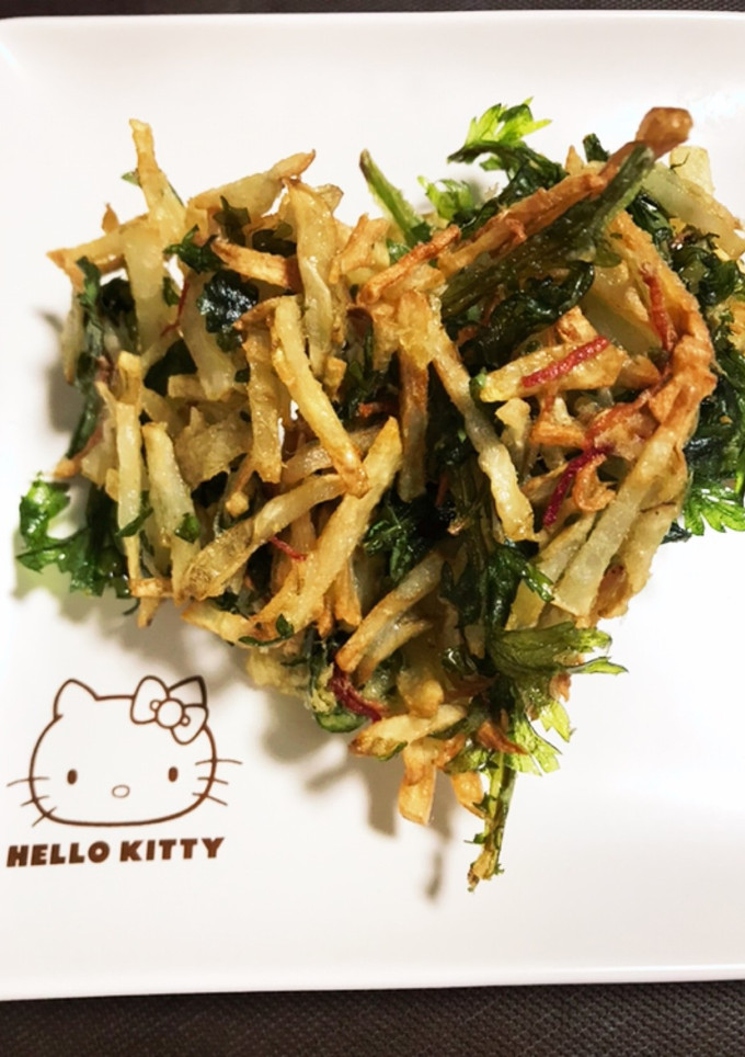菊芋と春菊のかき揚げ-レシピのメイン写真
