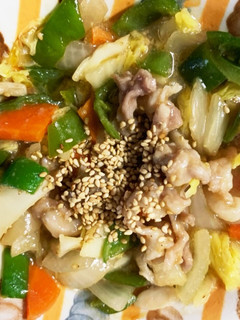 全てレンジ野菜たっぷり白菜でピリ辛回鍋肉-レシピのメイン写真
