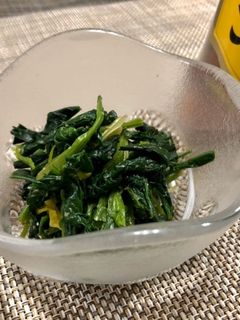 ☆お浸しにゴマ油プラス♪-レシピのメイン写真