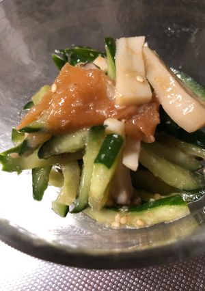 エリンギ梅きゅう-レシピのメイン写真