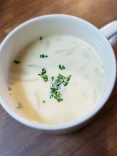 クリームコーン缶でミルクスープ♪-レシピのメイン写真