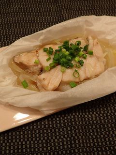 電子レンジで蒸しマダラのポン酢掛け-レシピのメイン写真