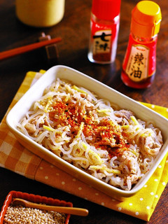 しらたきと豚肉のピリ辛レンチン七味生姜煮-レシピのメイン写真