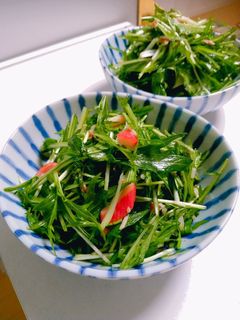 ☆さっぱり!簡単!水菜のサラダ☆-レシピのメイン写真