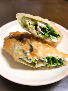 豆苗とささみの春巻き-レシピのメイン写真
