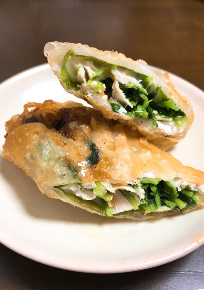 豆苗とささみの春巻き-レシピのメイン写真