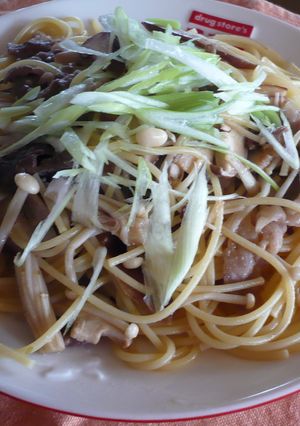 ゆず胡椒＋めんつゆで和風ぺペロンチーノ！-レシピのメイン写真