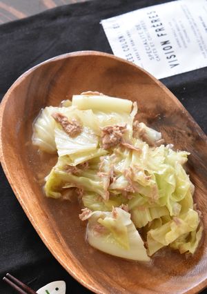 春キャベツとツナのうま煮【作り置き】-レシピのメイン写真