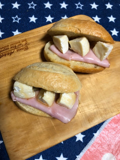 ハムとカマンベールのサンド-レシピのメイン写真