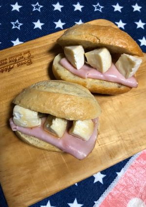 ハムとカマンベールのサンド-レシピのメイン写真